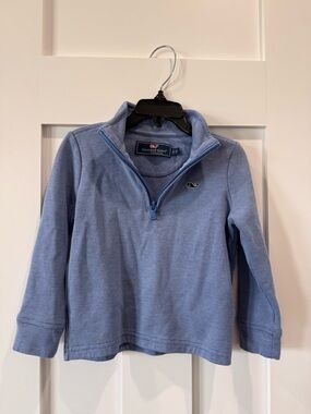 Vineyard Vines Light Blue Toddler Quarter-Zip Pullover